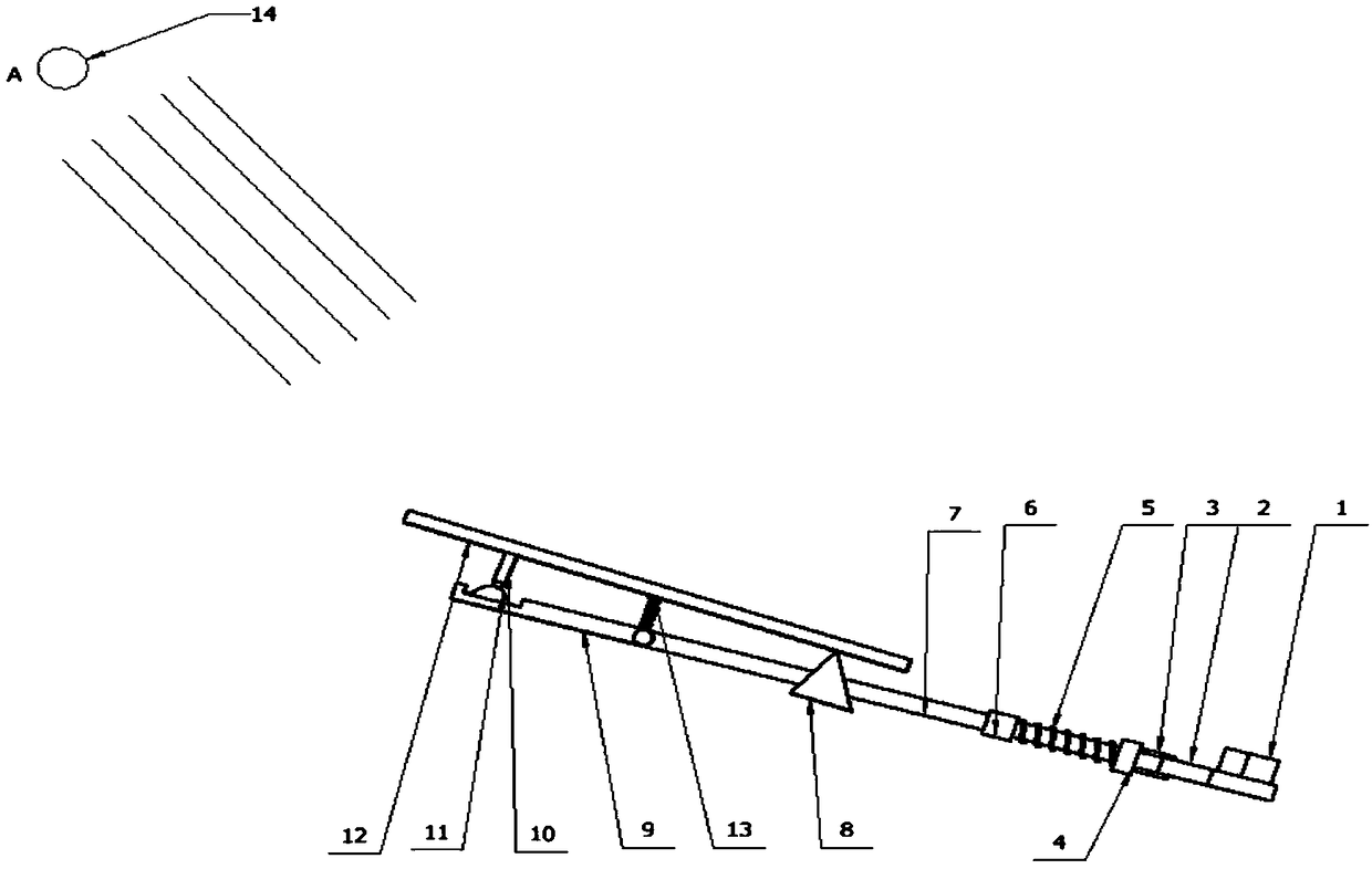 Cube sensing device based on light and shadow conversion