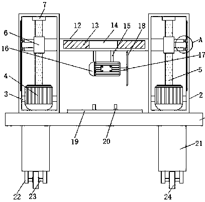 Steel pipe cutting equipment convenient to adjust