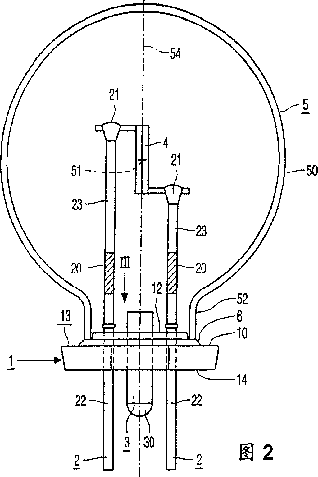 Electric incandescent lamp