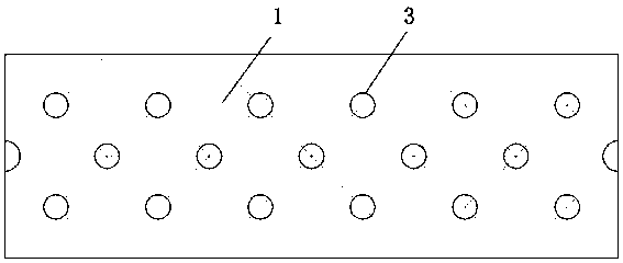 Punching polyethylene self-adhered waterproof coiled material as well as preparation method and using method thereof