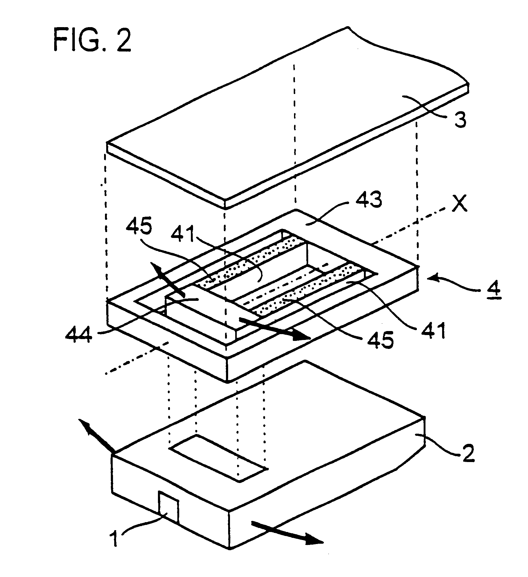 Read/write head including displacement generating means that elongates and contracts by inverse piezoelectric effect of electrostrictive effect