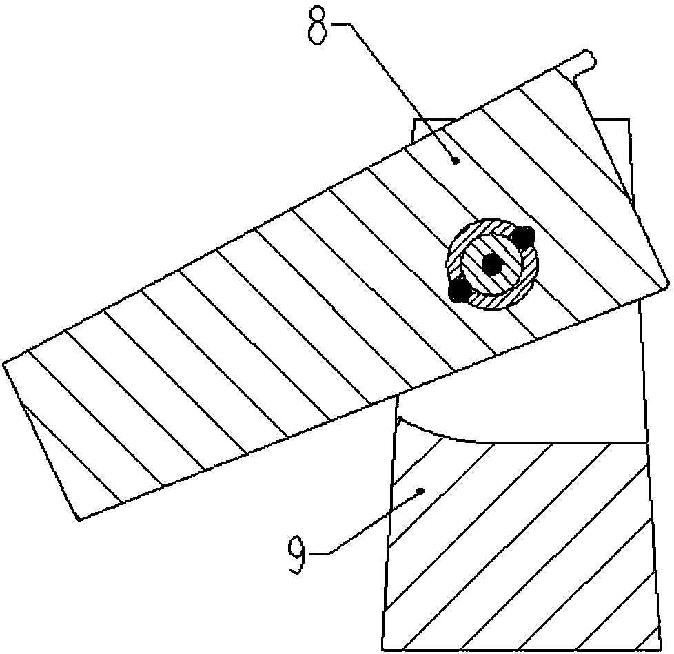 Locking and unlocking mechanism for folding wing