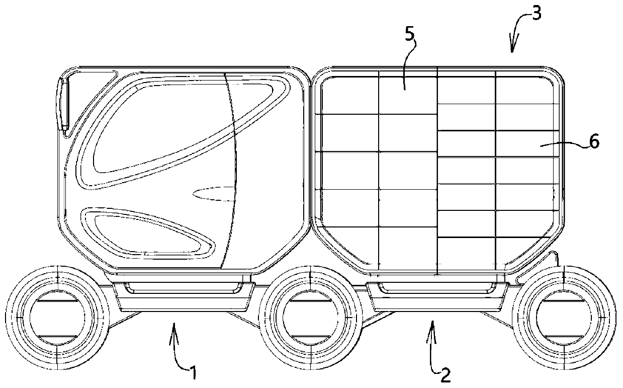 Express delivery vehicle and delivery method