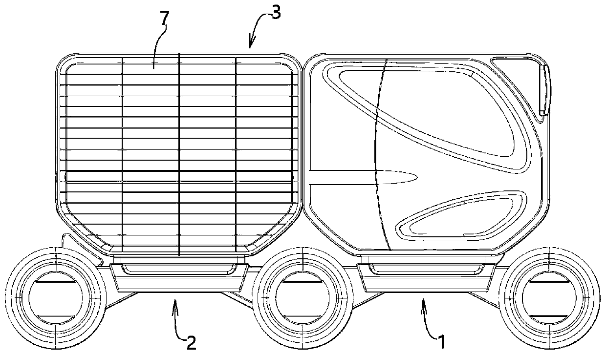 Express delivery vehicle and delivery method