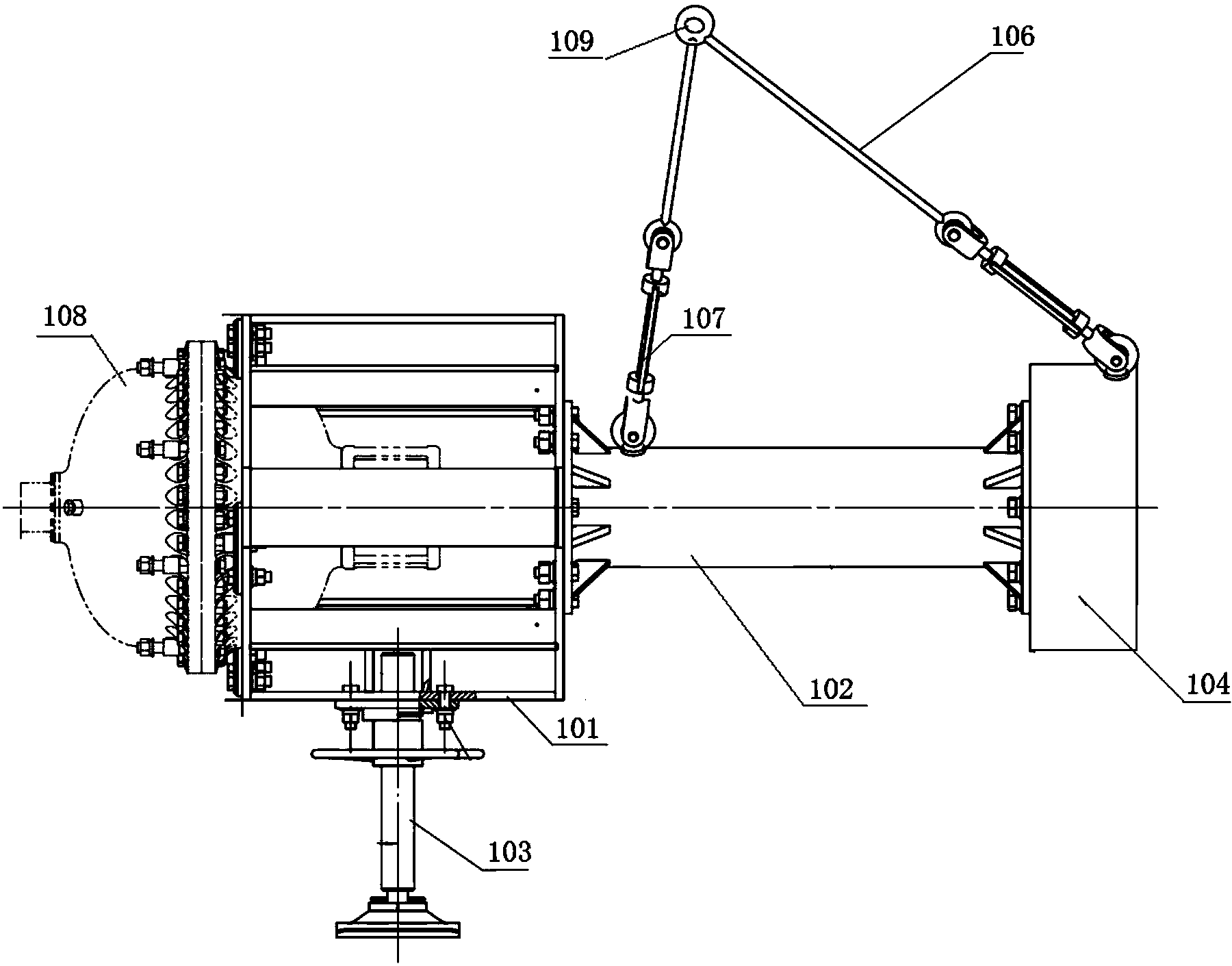 Filling device for guided missile cold-ejection power device