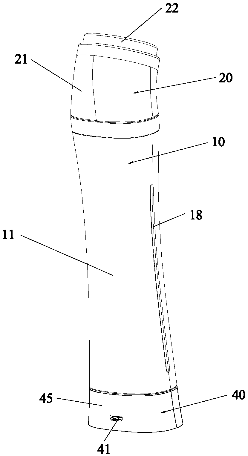 Detachable plasma cosmetic instrument