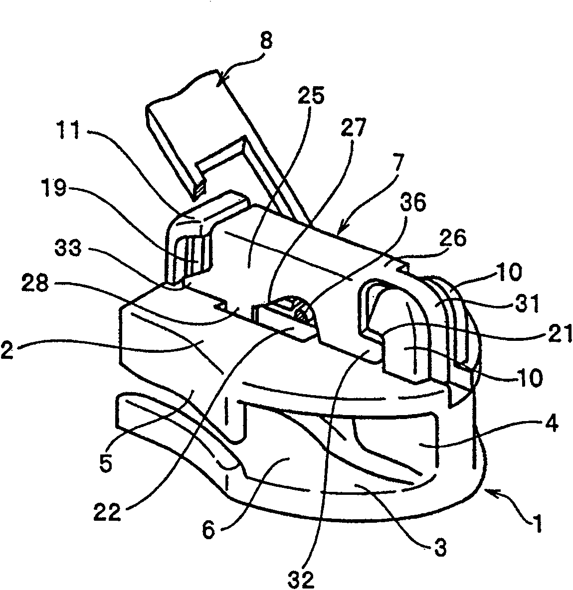 Slide fastener slider with automatic locking device