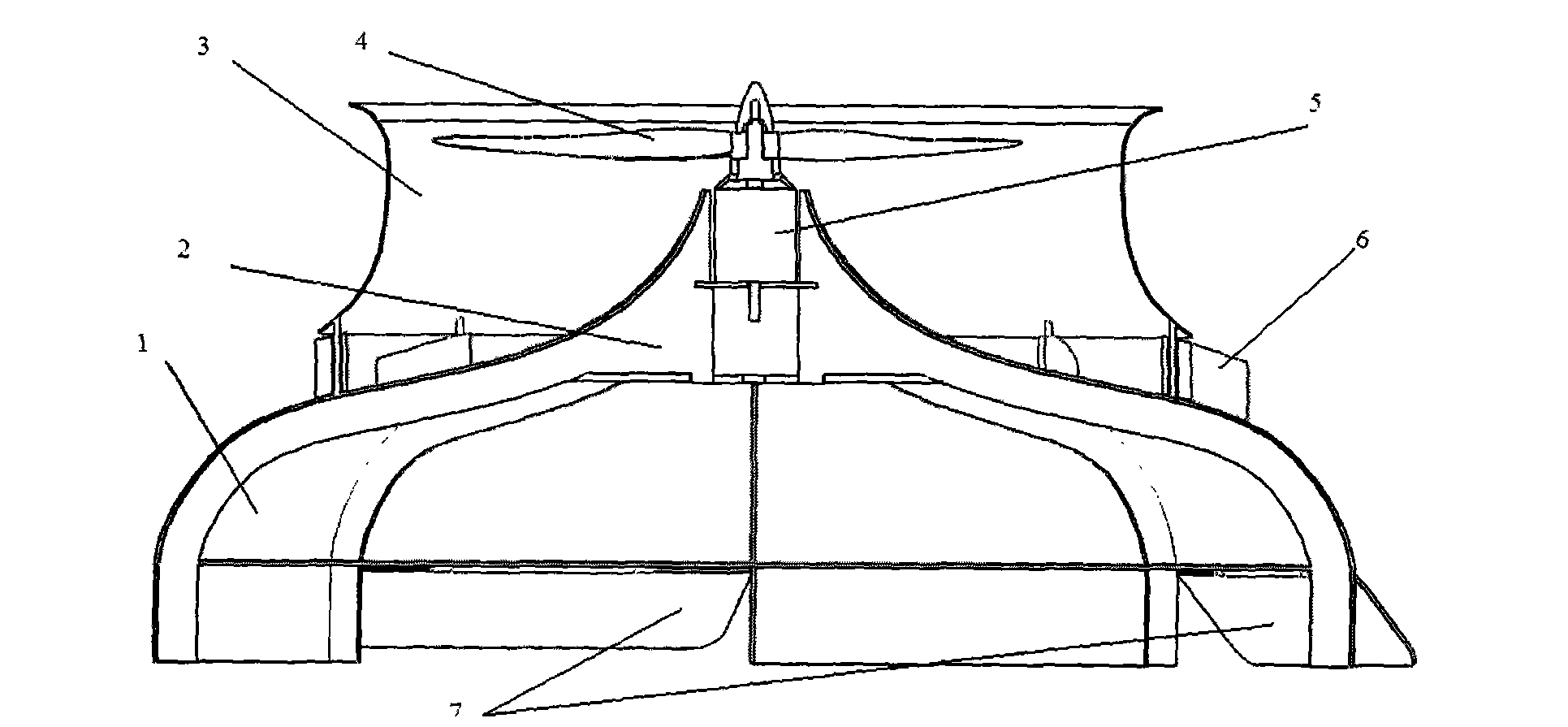 Flying saucer type helicopter utilizing active airflow to generate lifting power