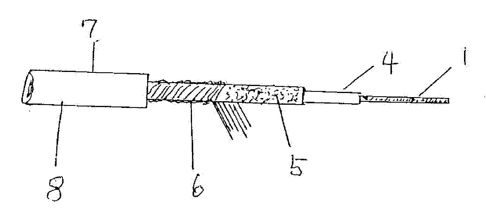 Electrocardiogram cable and manufacturing method thereof