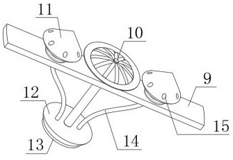 A kind of flower timing watering device for long-term business trip family