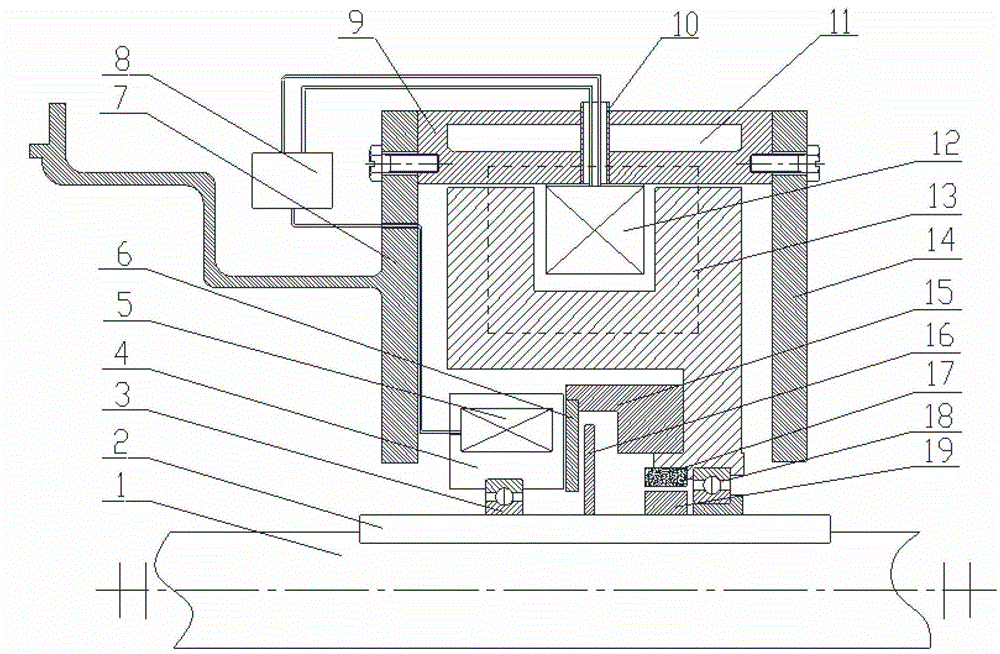 Double-salient liquid cooling eddy current retarder with front-loading gearbox