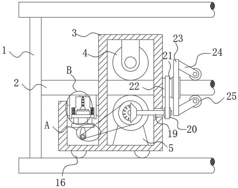 In-tunnel rapid turning construction equipment and method for multiple connection channels