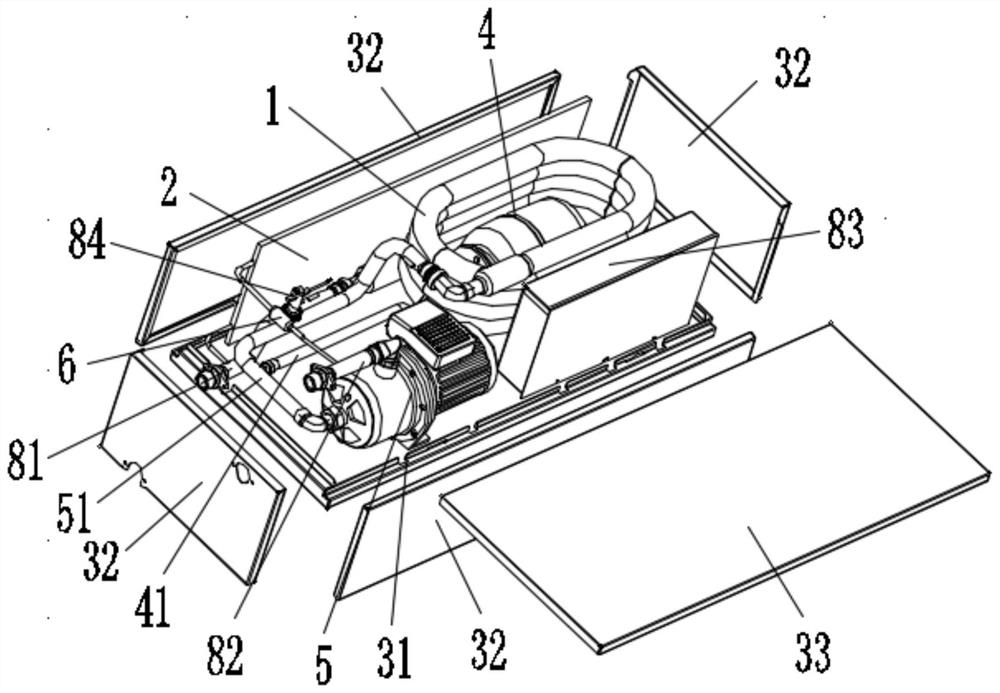 Anti-freezing device, control method thereof, heat pump unit and air conditioner