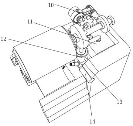 Softening machine with liquid feeding device