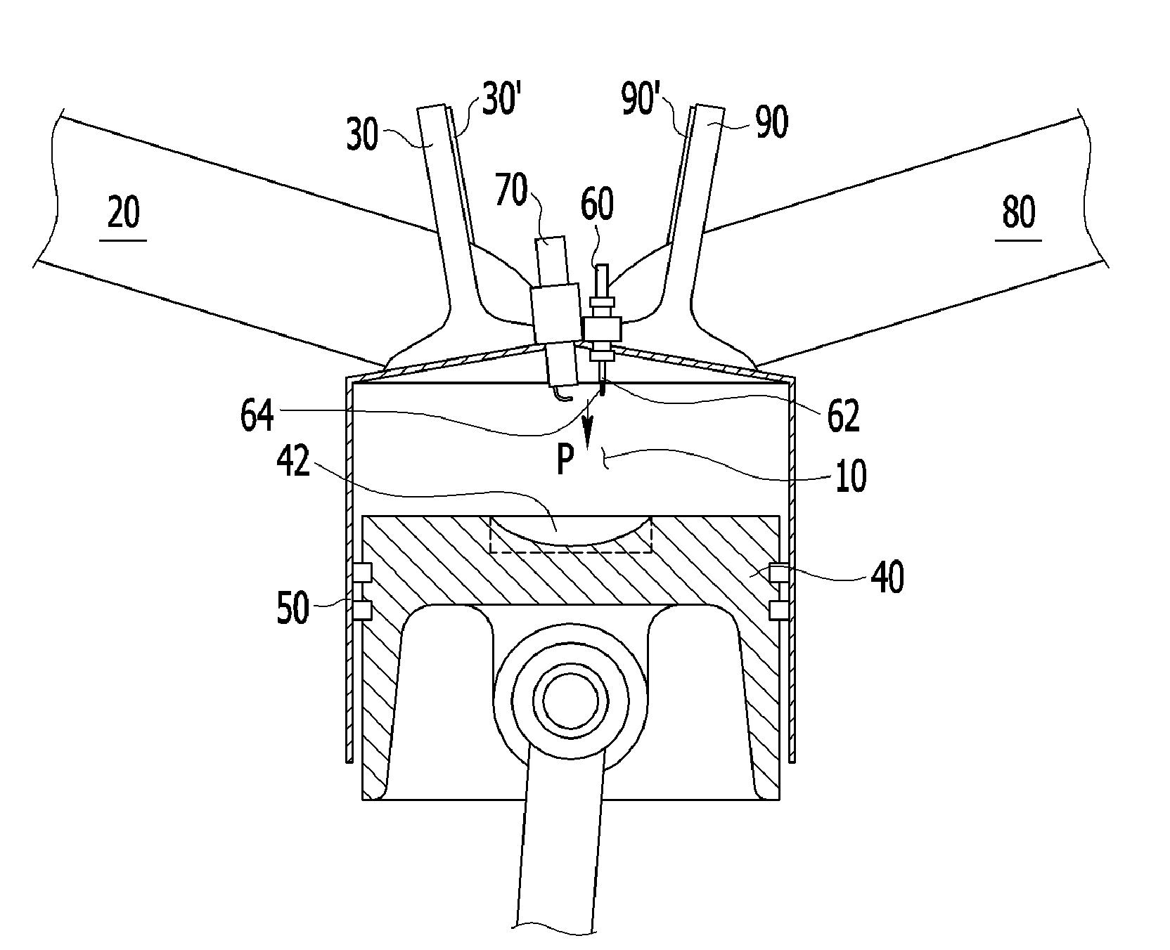 Compression ignition gasoline engine