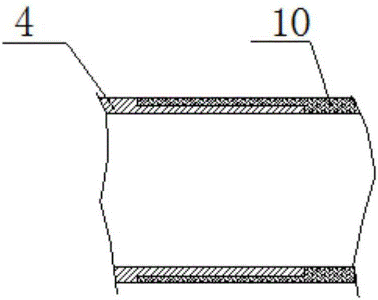 Separated grouting device in drilled hole and sectional grouting operation process