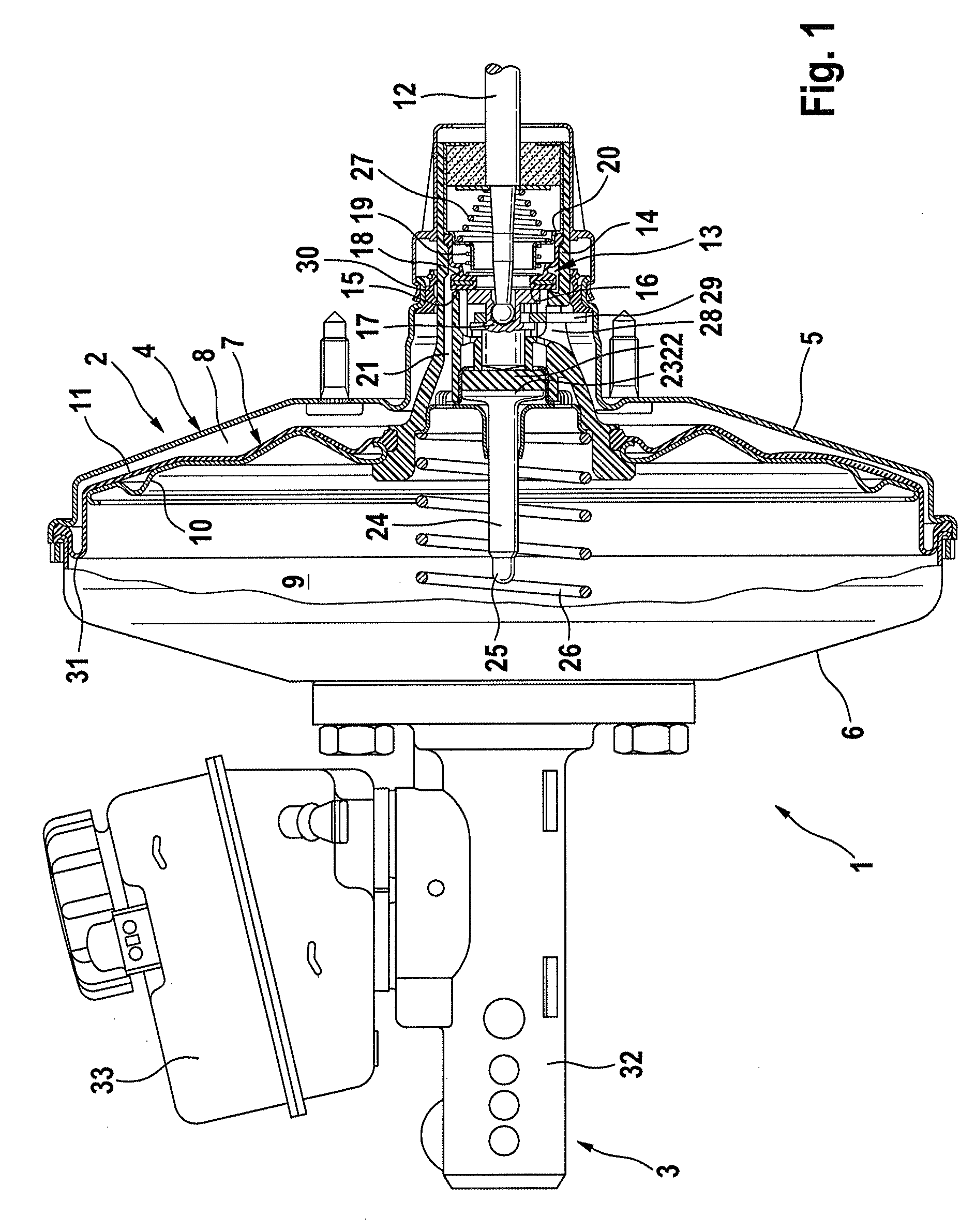 Device for monitoring the position and movement of a brake pedal