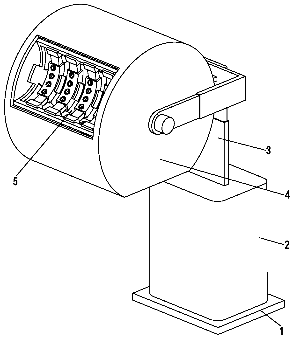 Light treatment device for skin