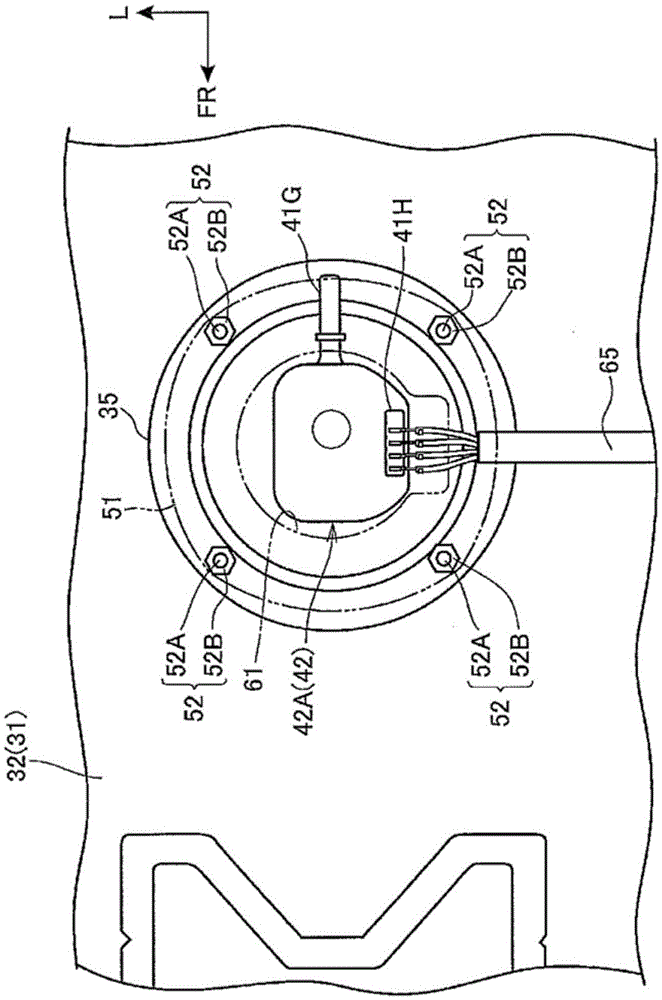 Fuel pump seal structure