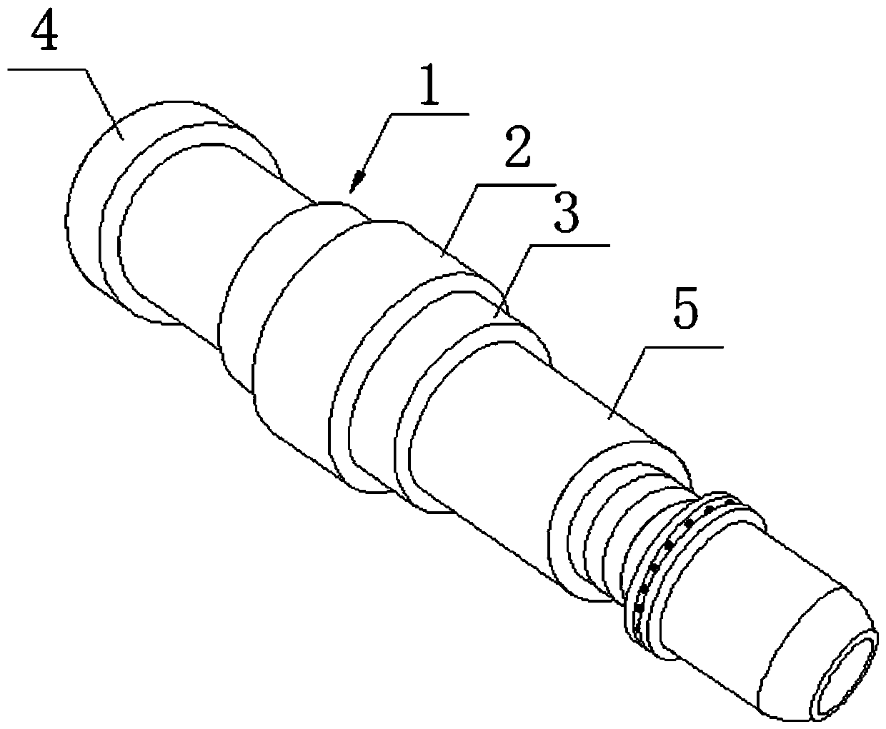 Steel-based bushing for pin shaft sleeving