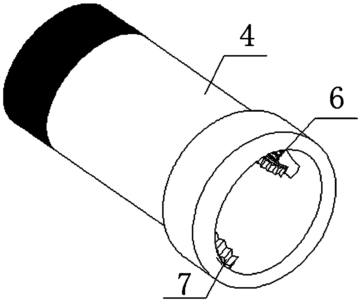 Steel-based bushing for pin shaft sleeving