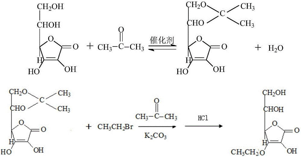 Synthesizing method for whitening agent raw materials