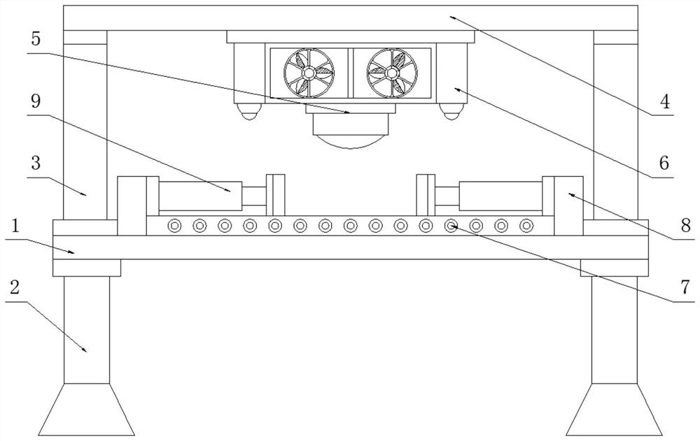 Device for automatically correcting corner dislocation of aluminum frame of photovoltaic module