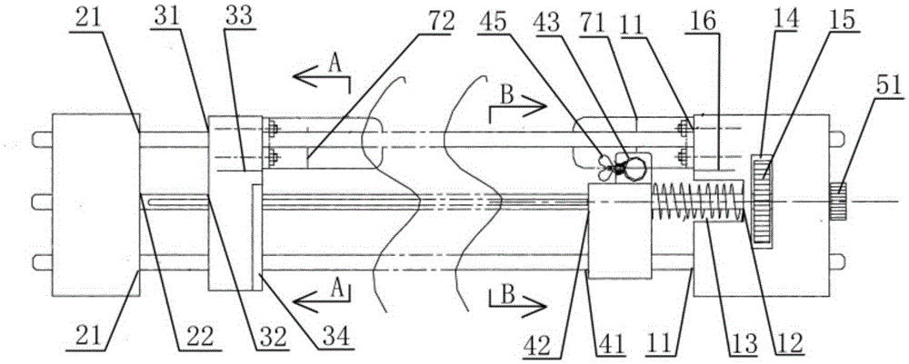 Sliding rail type automatic lineation ruler and method