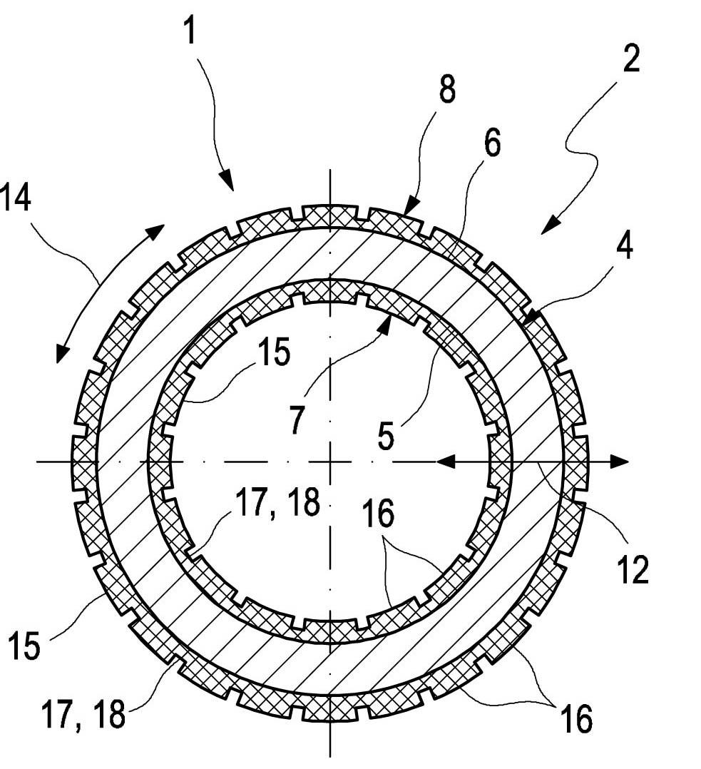 Tubular member and exhaust system