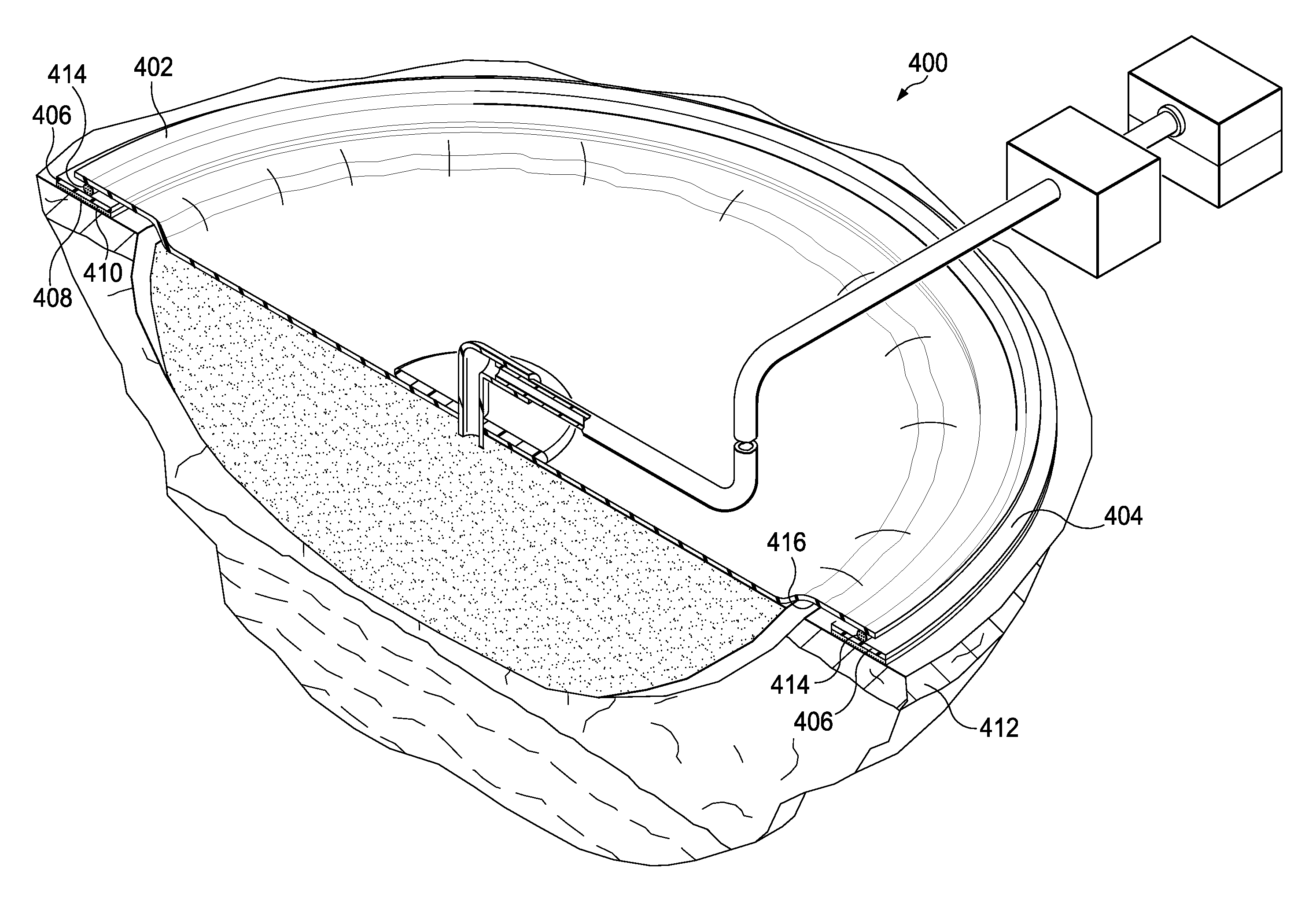 Reduced-pressure system and method employing a gasket