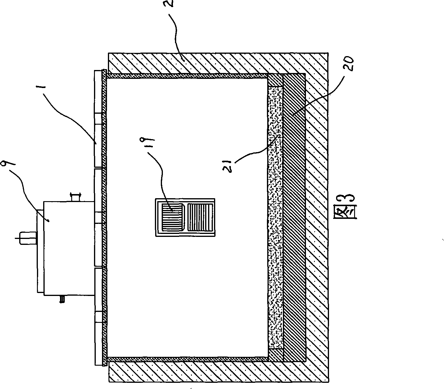 Casting parts thermal insulation pit