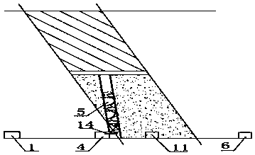 A layer-by-layer extrusion and smooth blasting mining method in underground mines