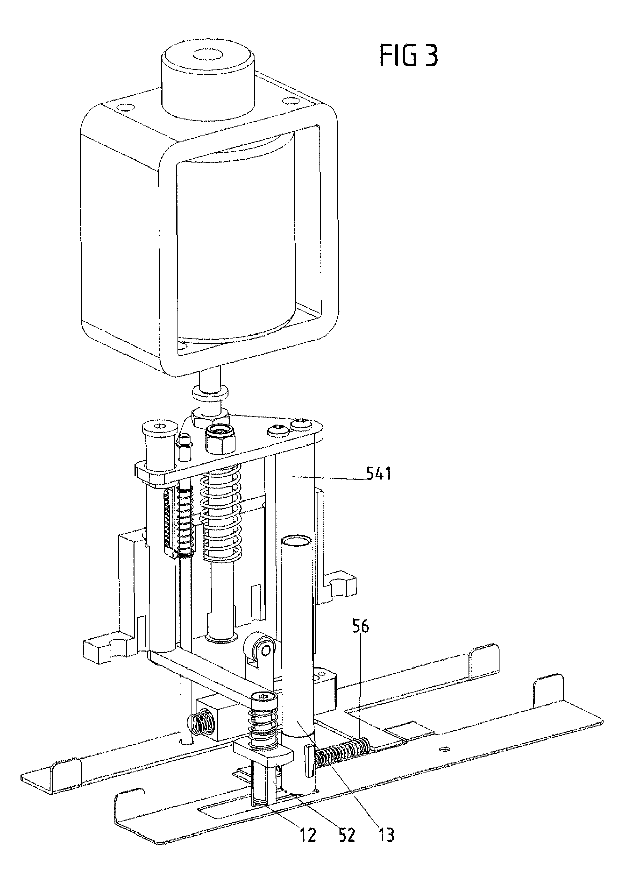 Method and device for placing disks, such as antibiotic disks