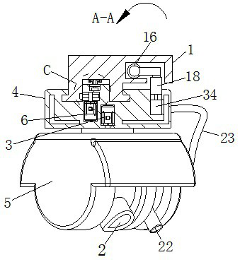 Industrial park intelligent security monitoring device and control method thereof