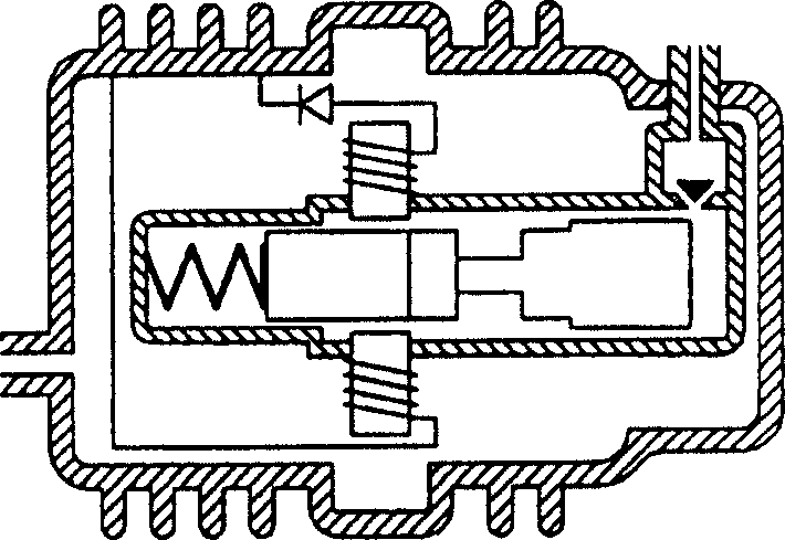 Electromagnetic rotary piston pump and multistage electromagnetic rotary piston pump