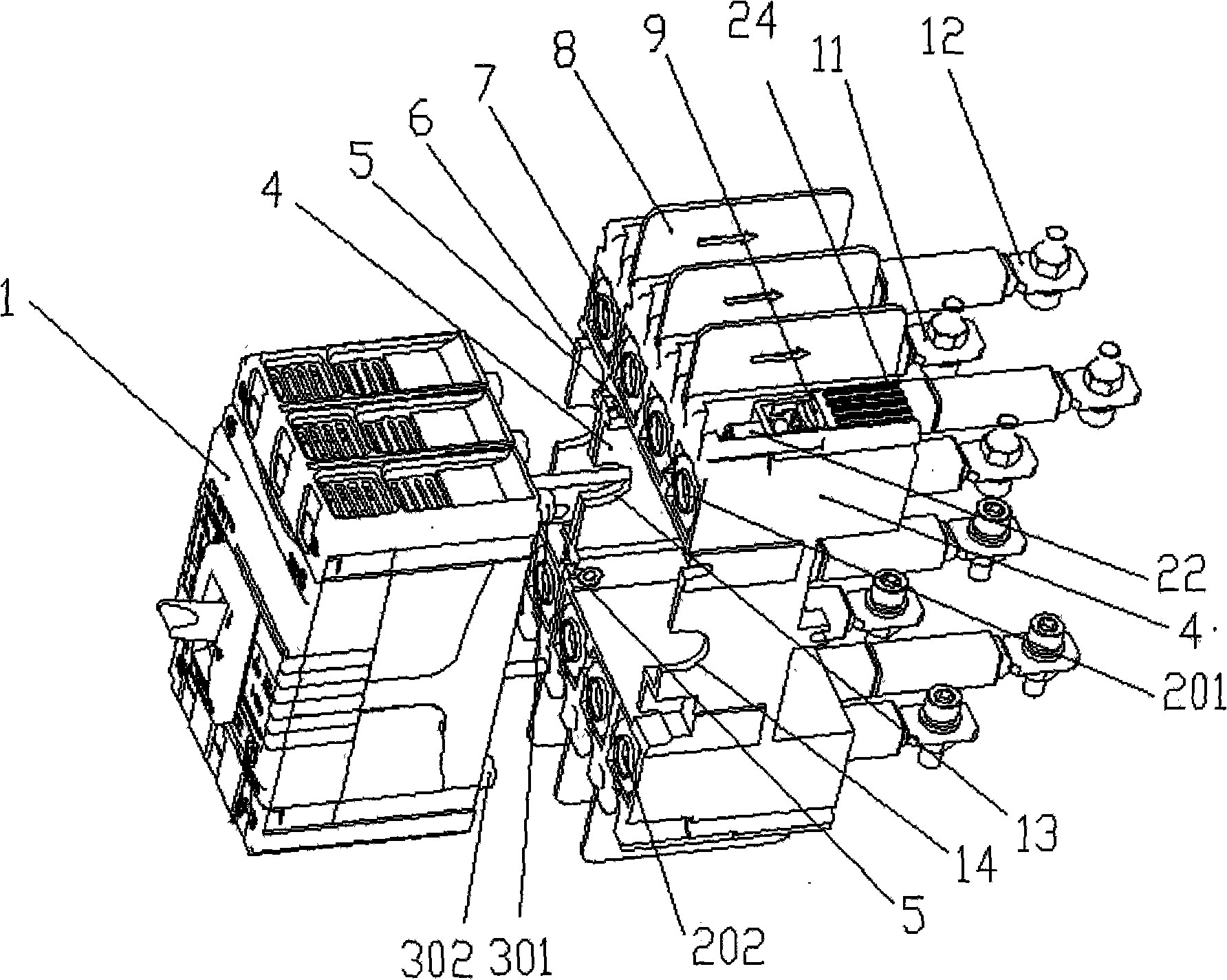 Plug-in base of plastic shell type electric appliance having multiple wiring functions