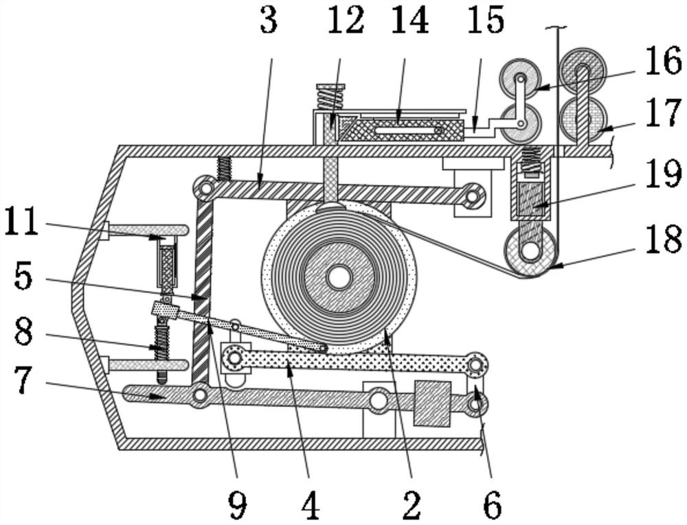 Improved steel coil decoiler capable of improving leveling precision