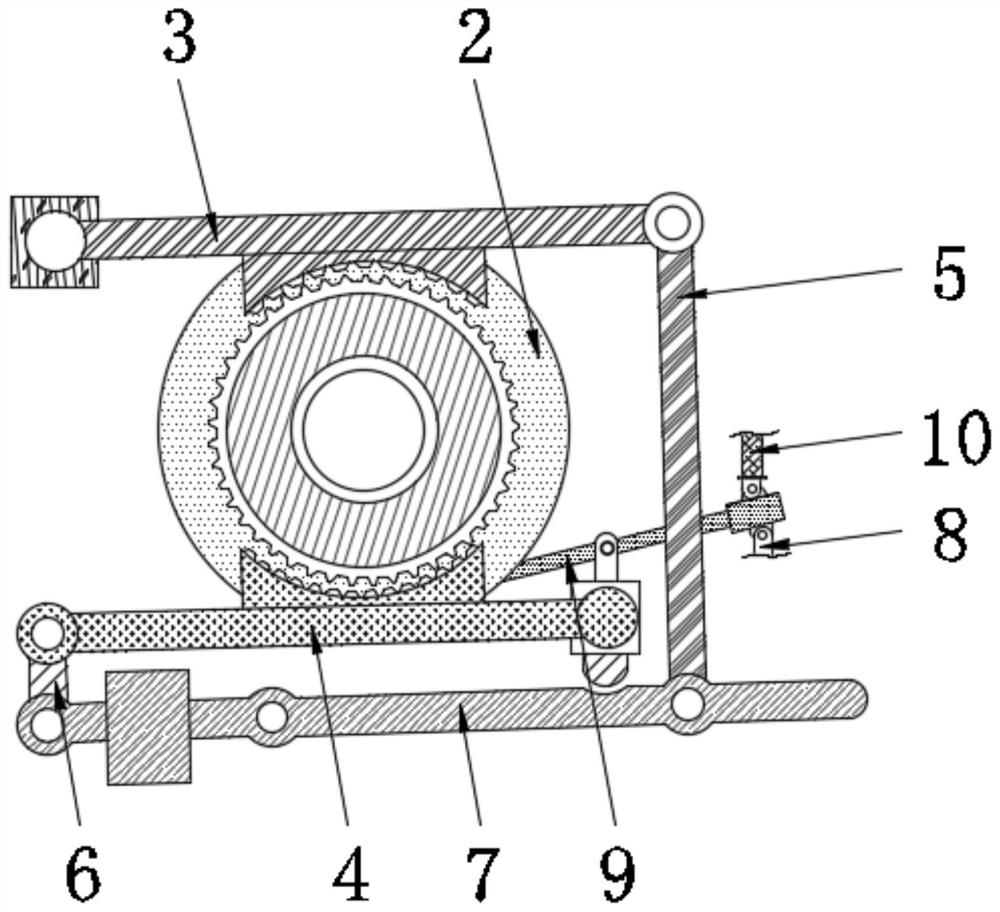 Improved steel coil decoiler capable of improving leveling precision