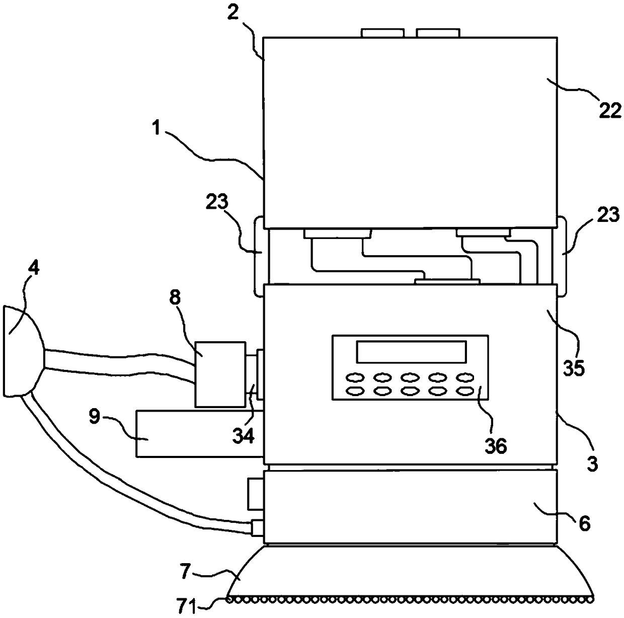 An intelligent medical child atomizer