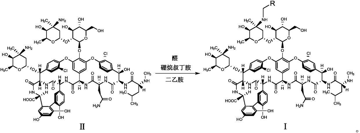 Glycopeptides compounds with anti-resistance bacterial activity, preparation method and application thereof