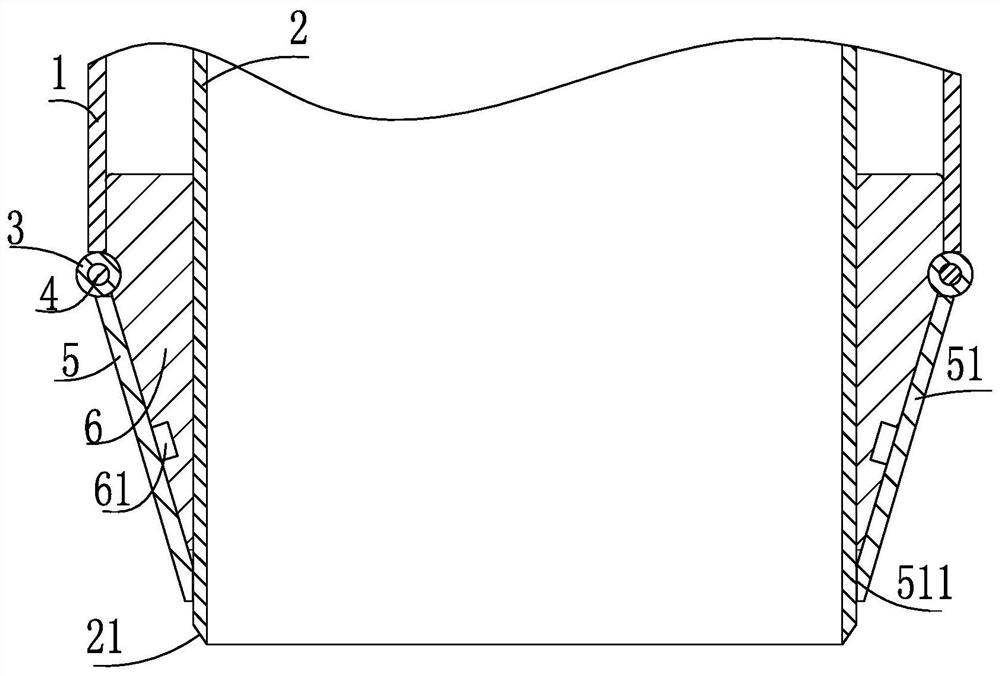 An external valve of a cast-in-place large pipe pile hole forming device and its application method