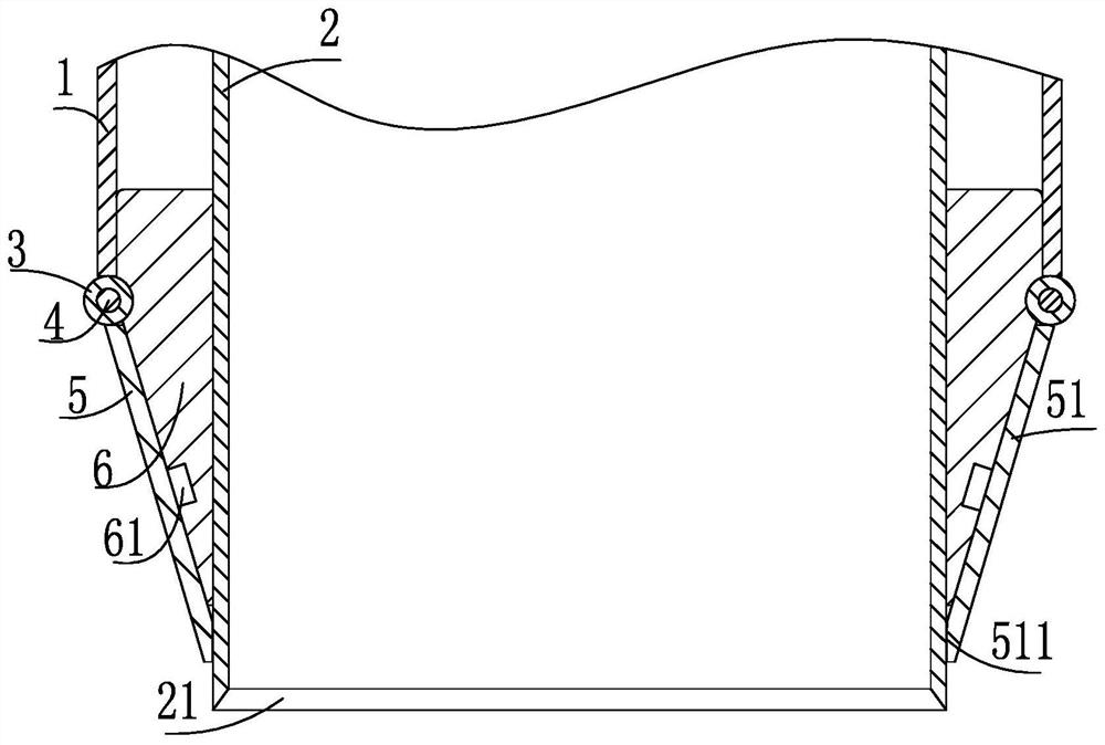 An external valve of a cast-in-place large pipe pile hole forming device and its application method