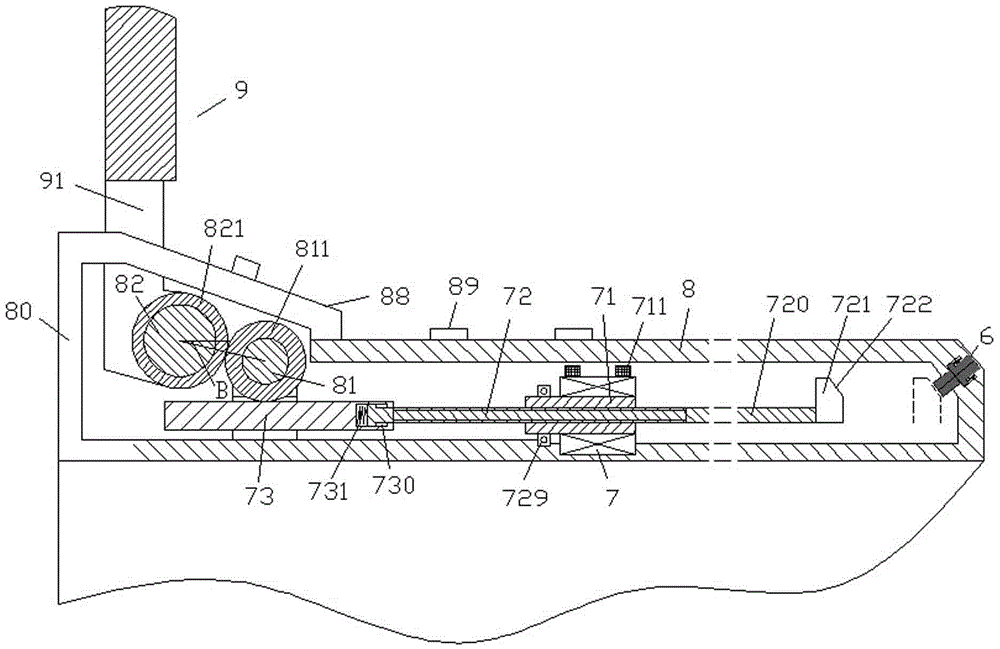 Heat dissipation type operation control table device