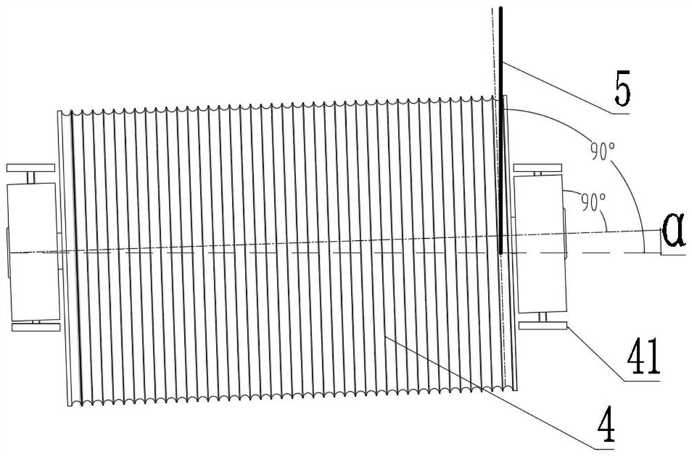 Guide wheel enabling rope saw to rotate and wire saw