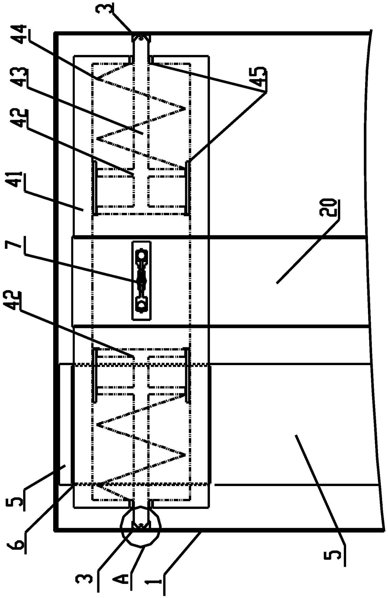 Limiting structure and pneumatic executing mechanism with same