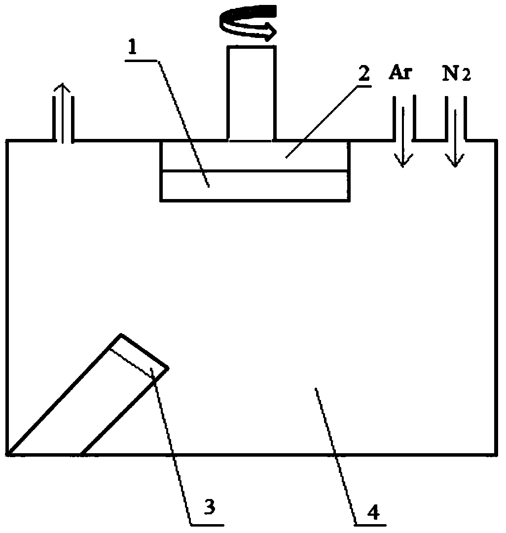 Method for preparing praseodymium-doped titanium nitride coating on surface of medical titanium alloy