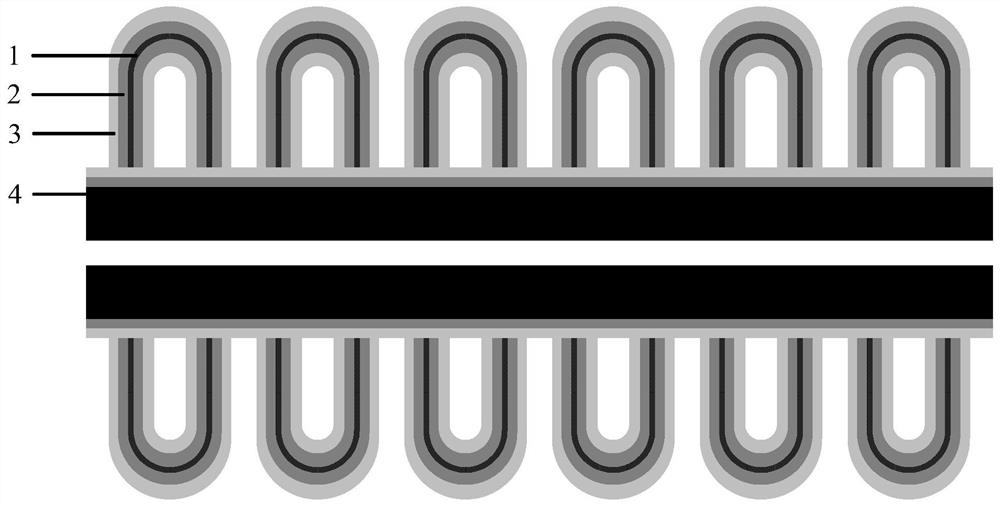 Design and preparation method of anti-fouling nano-composite coating for steel-based aluminum fin tube bundles of air coolers