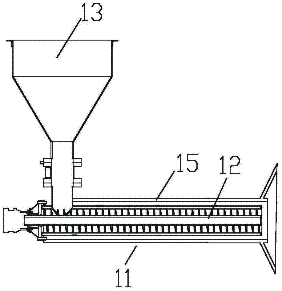 Tilting type continuous acrylic cracking furnace