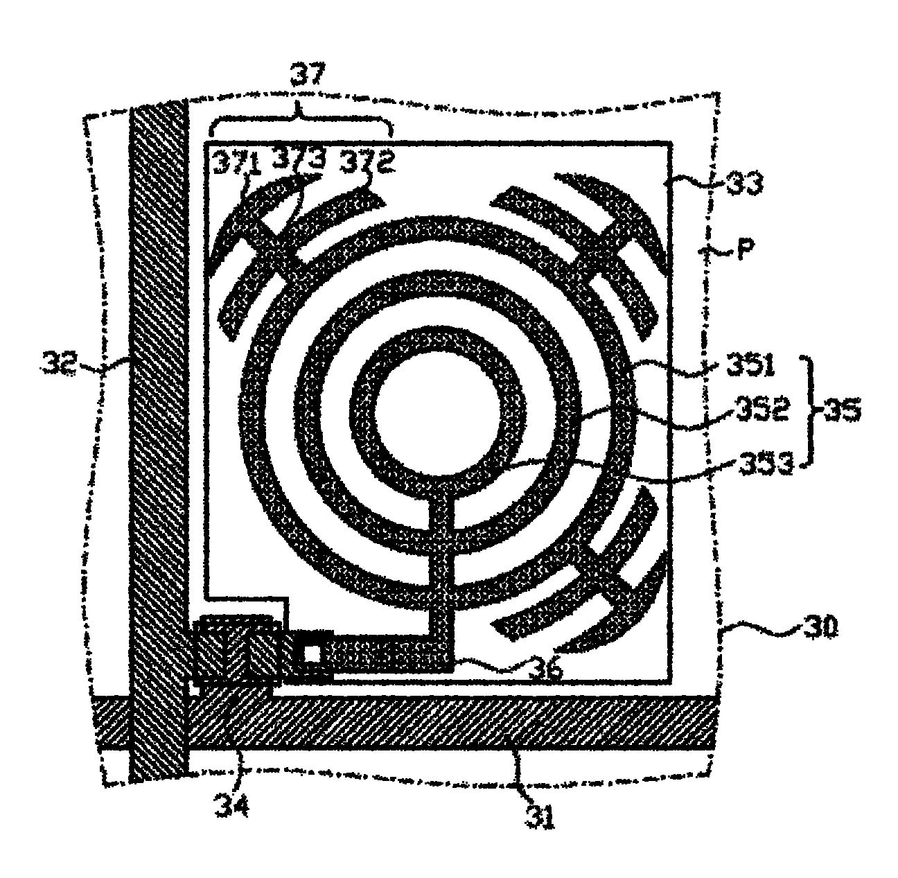 Edge electric filed switching type liquid crystal display device