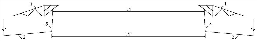 Construction method for integral hoisting and closure of large-section steel box girder